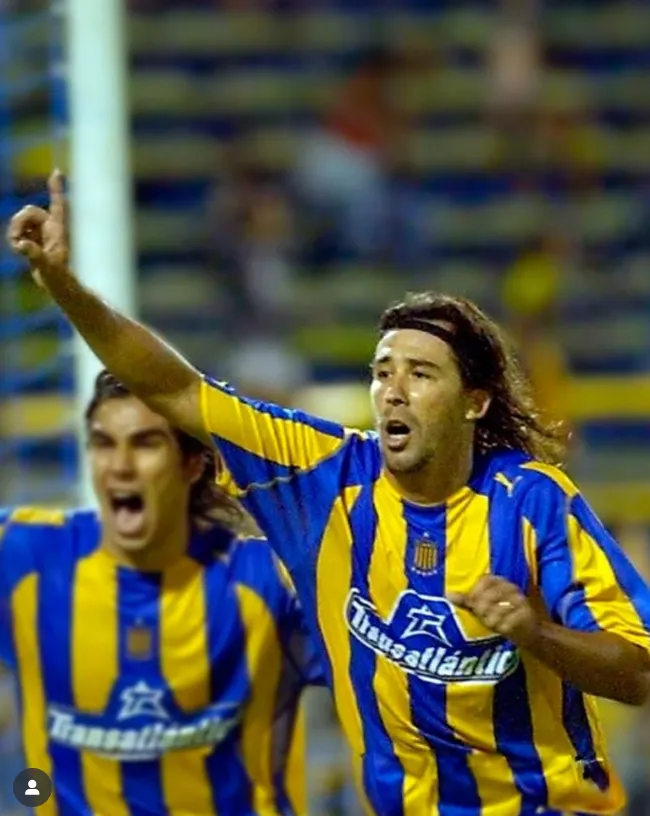 Pablo Vitamina Sánchez en su época de jugador de Rosario Central. (Foto: Archivo).