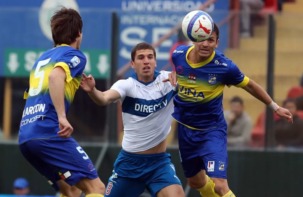 Ramiro Costa ante Everton de Viña del Mar. Martin Thomas/Photosport