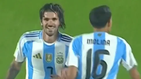 Rodrigo De Paul vivió un partido aparte con Arturo Vidal.