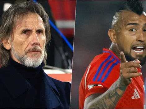 Gareca hace una autocrítica por Vidal: "Quizás fue culpa mía..."