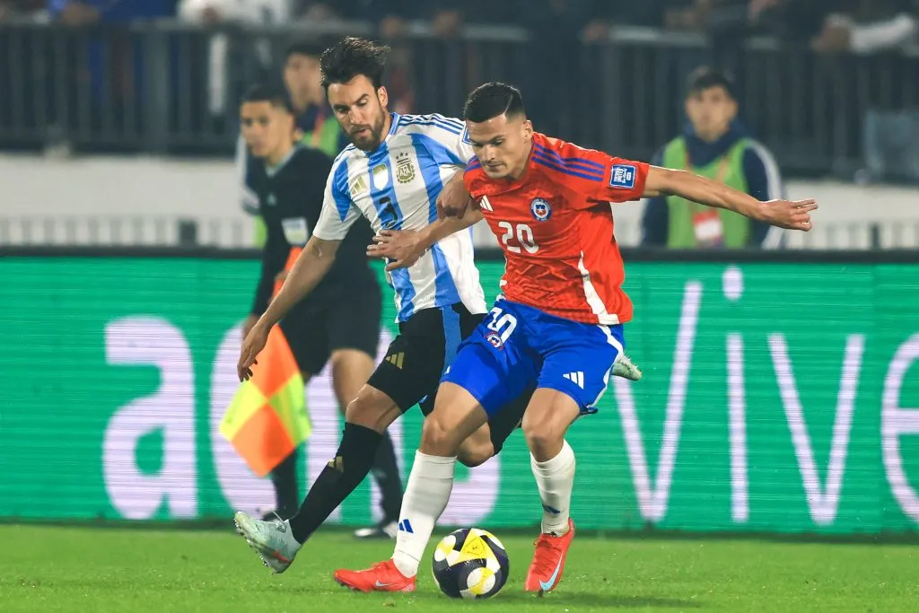 Lucas Cepeda fue la gran figura de Chile ante Argentina y Alexis Sánchez lo destacó. Foto: Photosport.