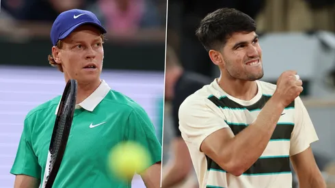 Jannik Sinner y Carlos Alcaraz.