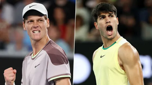 Jannik Sinner y Carlos Alcaraz.
