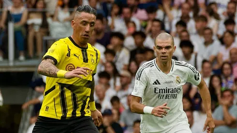 Lucas Barrios brilló otra vez con la camiseta de Borussia Dortmund.