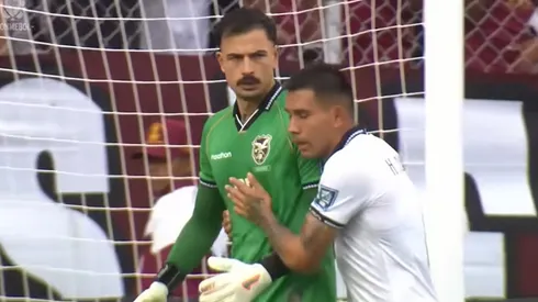 Guillermo Viscarra quedó así tras la jugada que significó el 1-0 de Venezuela en Maturín.