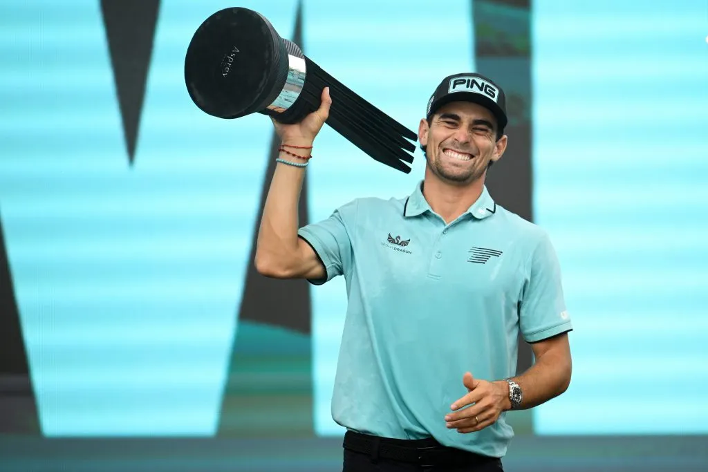 Joaquín Niemann celebró en Virginia. (Photo by Alex Goodlett/Getty Images)
