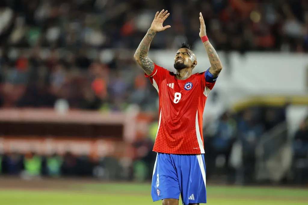 Arturo Vidal se lanzó contra sus críticos sacando en cara números que siguen siendo cosa del pasado. Foto: Photosport.