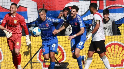 Leandro Fernández marcó el descuento ante Curicó Unido.