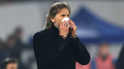 Ricardo Gareca en el partido que Chile perdió ante Argentina.