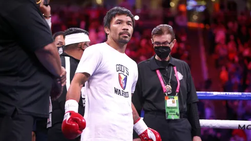 Manny Pacquiao entra a un sitial de honor en el boxeo mundial, con un discurso desgarrador.