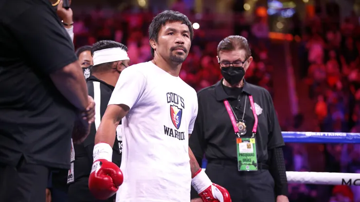 Manny Pacquiao entra a un sitial de honor en el boxeo mundial, con un discurso desgarrador.