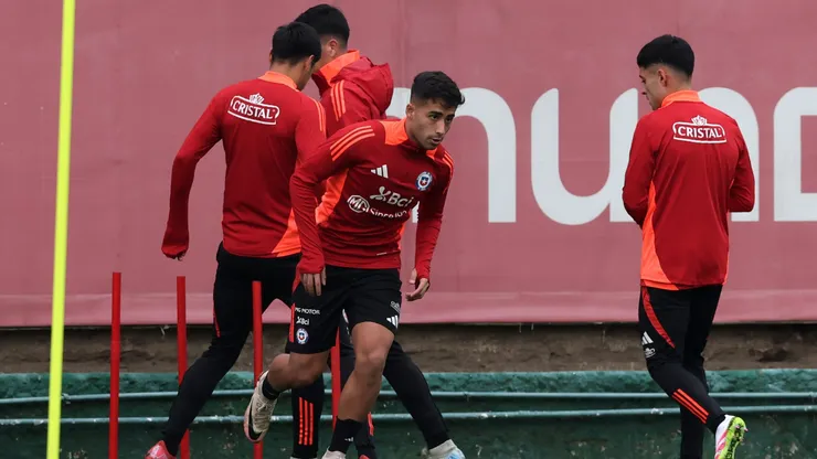 Lucas Assadi en la selección chilena.
