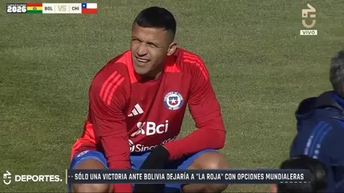 La selección chilena entrena con la altura en El Alto.