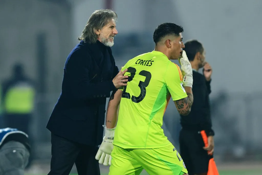 Brayan Cortés, la apuesta de Gareca para el arco de Chile. (Felipe Zanca/Photosport).
