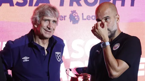 Pep Guardiola y Manuel Pellegrini salieron al baile por la selección chilena.
