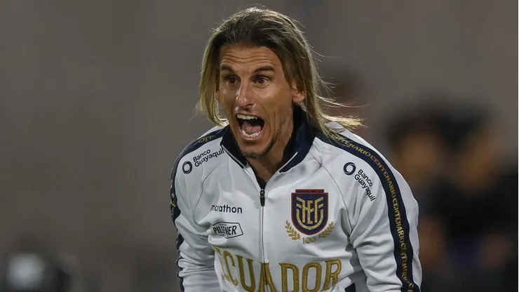 Beccacece no se salva de las críticas en Ecuador Football, Chile vs Ecuador. Round one, 2026 World Cup Qualifiers. Ecuador’s head coach Sebastian Beccacece is pictured during a 2026 World Cup qualifier match against Chile at the National stadium in Santiago, Chile. 25/03/2025 Andres Pina/Photosport