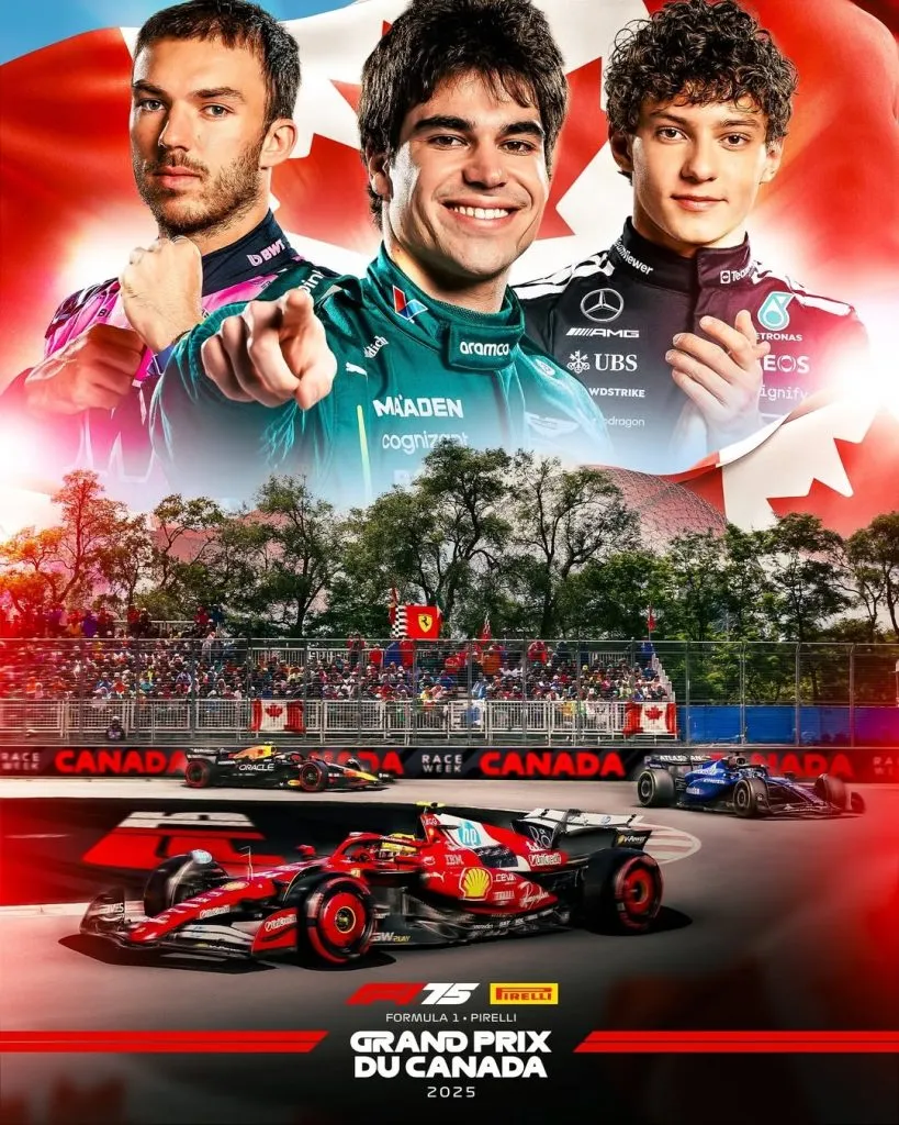 Afiche del GP de Canadá 2025 (Foto: Fórmula 1).