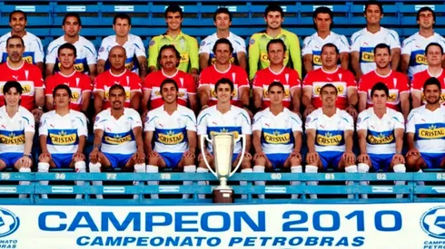 Pizzi gritó campeón con la UC en el Torneo Nacional del 2010.