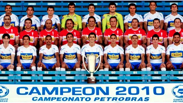 Pizzi gritó campeón con la UC en el Torneo Nacional del 2010.