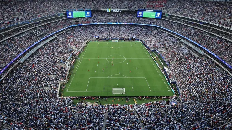 MetLife Stadium durante el partido de semifinales de la Copa América 2024 entre Canadá y Argentina
