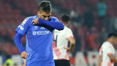 Leandro Fernández salió lesionado del partido ante Curicó.