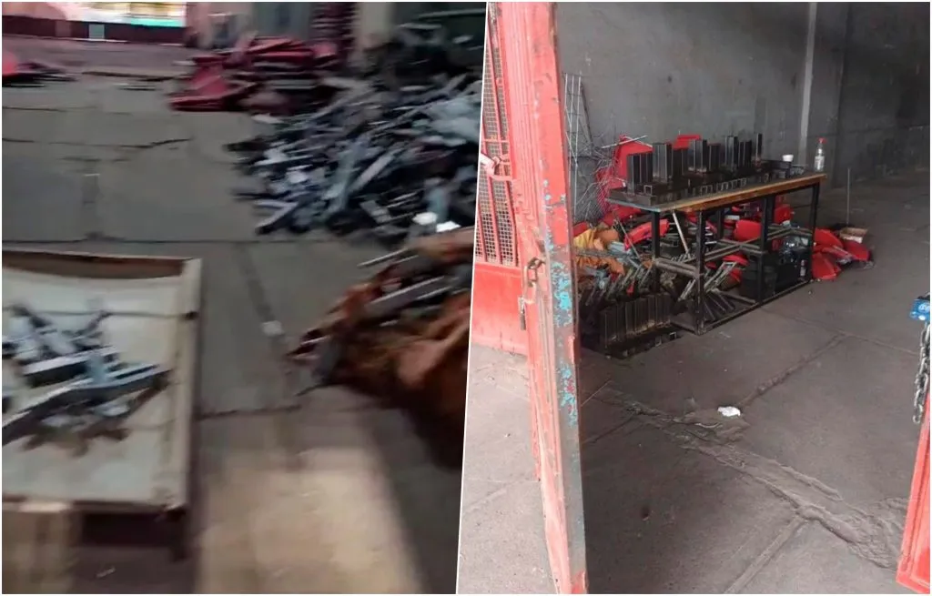 Los hinchas de la U aseguran que habían escombros y puertas abiertas para incitar la violencia.