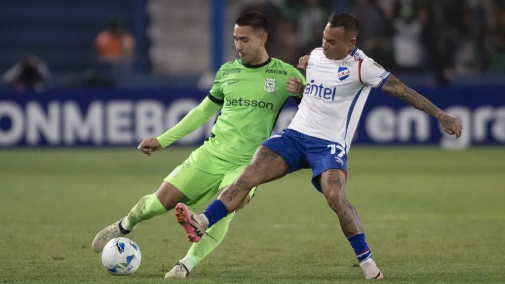 Eduardo Vargas en Nacional de Montevideo. Ha rendido muy por debajo de lo esperado. (Ernesto Ryan/Getty Images)