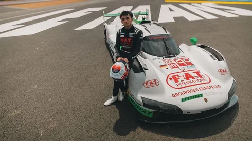 Nicolás Pino logró el podio en las 24 horas de Le Mans en el 2023.