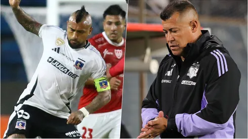 Vidal respaldó a Almirón en Colo Colo