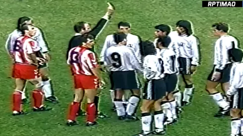 Colo Colo se enfrentó al Estrella Roja de Yugoslavia en la Copa Intercontinental.