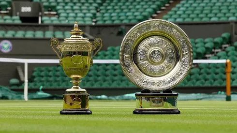Trofeos de Wimbledon 2023.