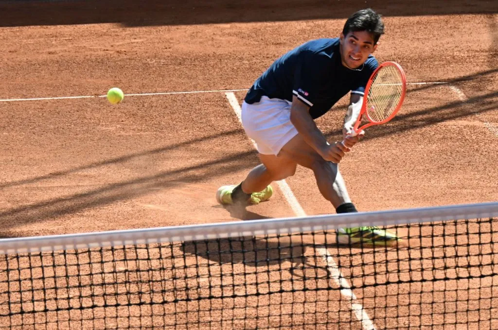 Cristian Garin en el Challenger de Bratislava (Foto: Bratislava Open).