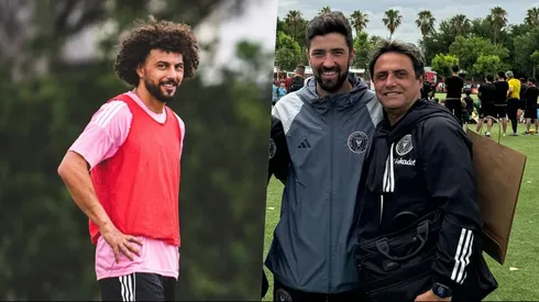 Hoyos conoció a Falcón en Inter Miami.