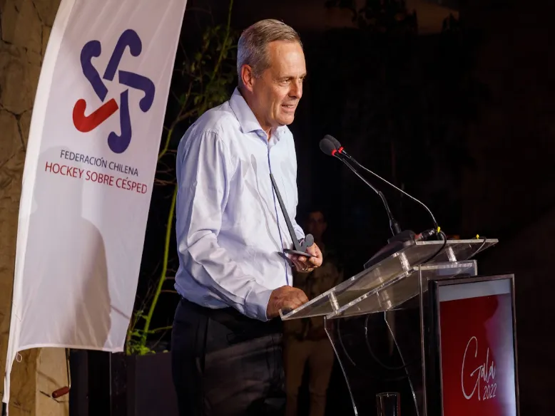 Andrés de Witt, el presidente de Chile Hockey. (Foto: Chile Hockey).