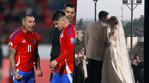 Feliz momento tras el caos en la Roja.