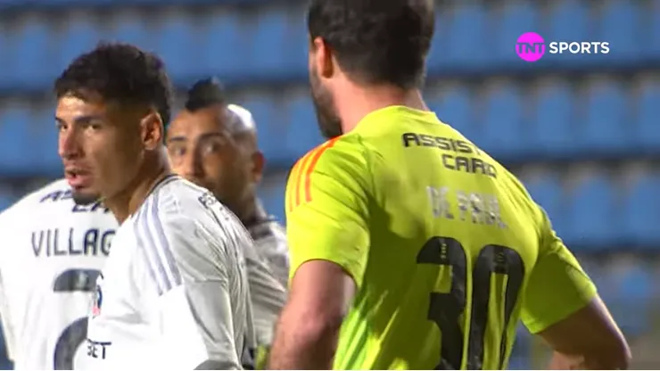 Arturo Vidal y Fernando de Paul tuvieron un fuerte encontrón.