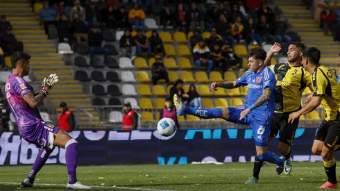 Maxi Guerrero se fue expulsado.