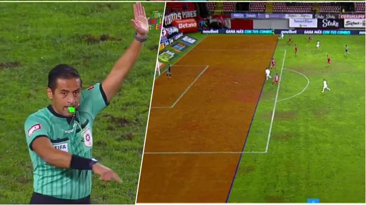 El VAR una vez más hizo el ridículo en un partido de la Liga de Primera.