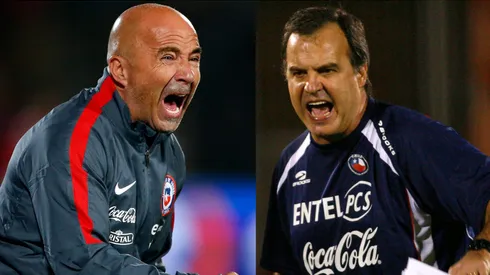 Jorge Sampaoli y Marcelo Bielsa, dos técnicos que este volante de 30 años conoció en la selección chilena.