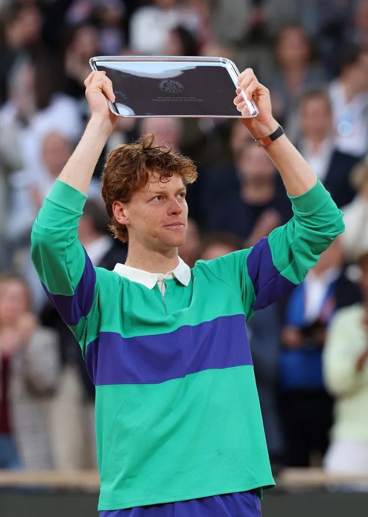 Jannik Sinner, subcampeón de Roland Garros 2025 (Getty Images).