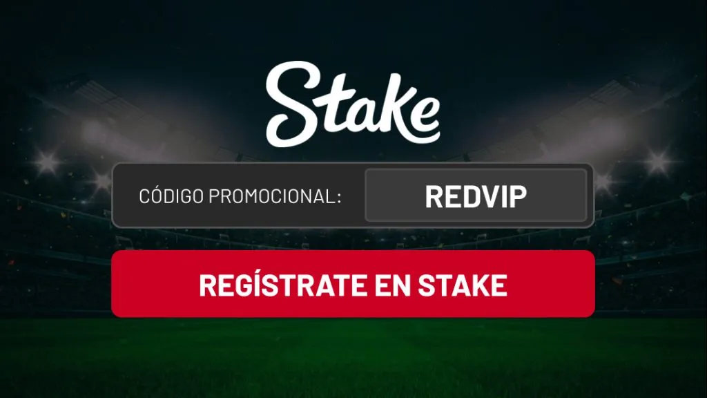El codigo promocional stake es REDVIP
