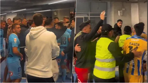 Jugadores de Iquique y Everton se gritaron de todo