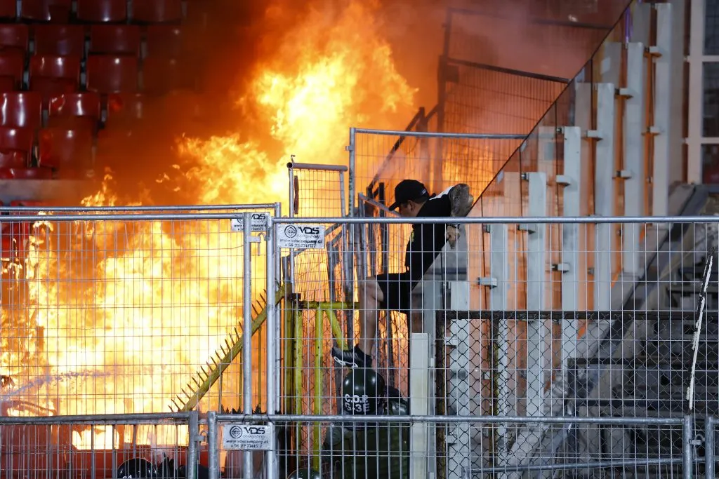 El 11 de febrero de 2024, incidentes suspendieron la Supercopa | Photosport