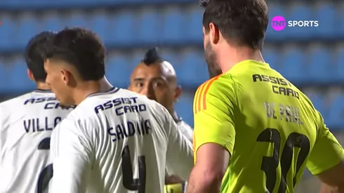 Arturo Vidal y Fernando de Paul tuvieron una dura bronca en Iquique.