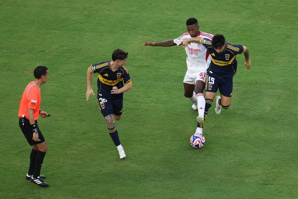 Williams Alarcón puede tener su gran oportunidad en Boca Juniors y, junto a Carlos Palacios, ser titulares contra Bayern Múnich. Foto: Getty Images.
