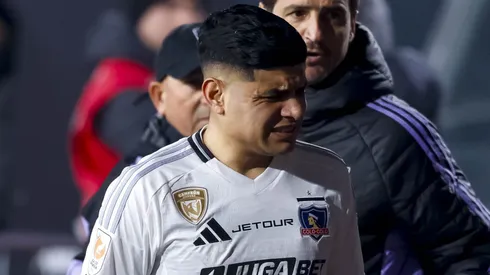 El "10" de Colo Colo salió muy temprano en el partido.