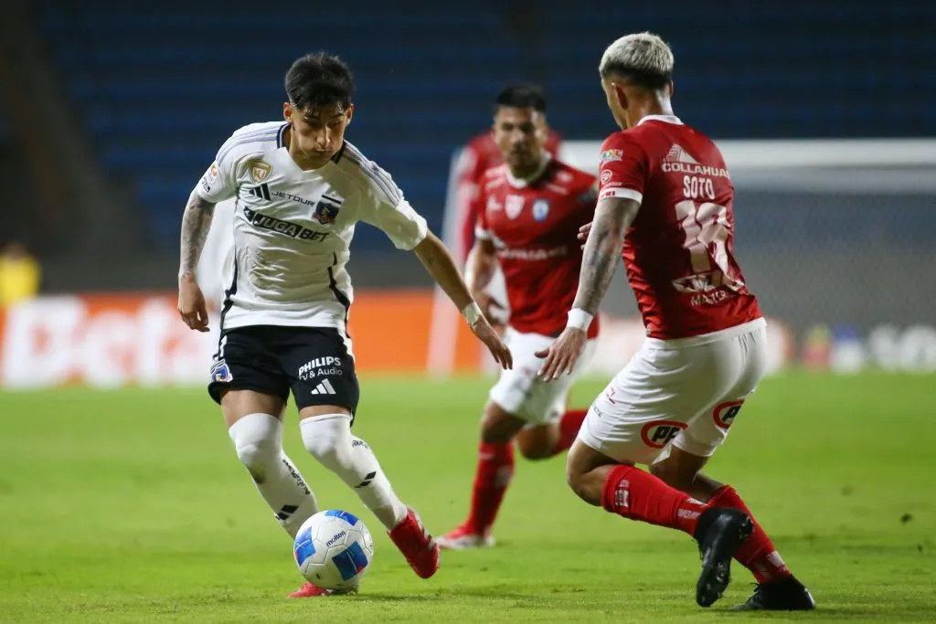 Francisco Marchant también jugó desde el inicio ante Deportes Iquique. (Alex Diaz/Photosport).