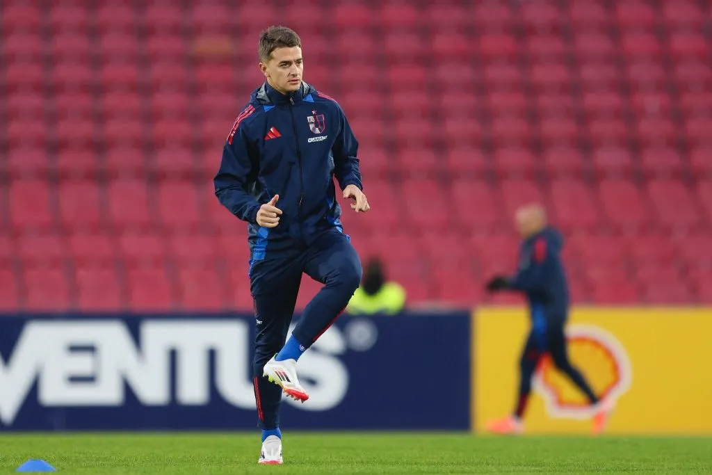 Franco Calderón se mantendrá al margen en la U por lesión. Foto: U de Chile.