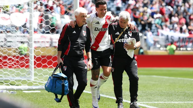Sebastián Driussi se lesionó de gravedad en River.