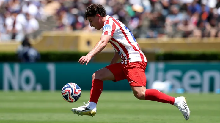 Julián Álvarez, la principal carta goleadora del Atlético de Madrid de Diego Simeone.
